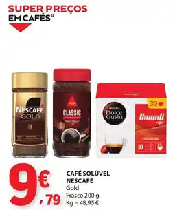 E.Leclerc Café solúvel nescafé gold promoção
