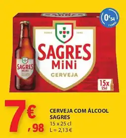 E.Leclerc Sagres mini cerveja promoção