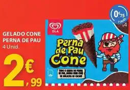 E.Leclerc Perna de pau cone olá promoção