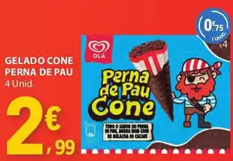 Perna de pau cone olá
