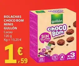 E.Leclerc Bolachas choco bom minis gullón promoção