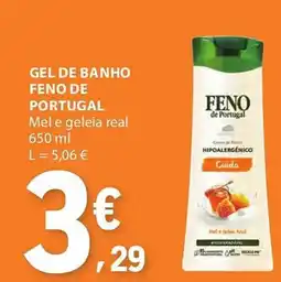 E.Leclerc Gel de banho feno de portugal promoção