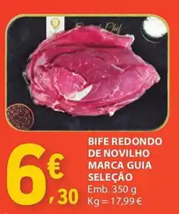E.Leclerc Bife redondo de novilho marca guia seleção promoção