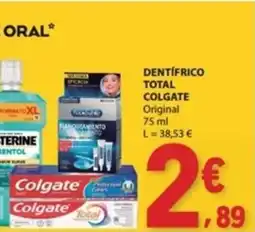 E.Leclerc Dentifrico total colgate promoção