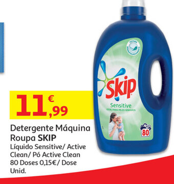 Auchan Detergente Máquina Roupa SKIP promoção