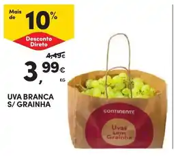 Continente Uva branca s/ grainha promoção