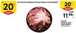 Continente polvo continente congelado promoção