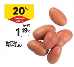 Continente batata vermelha promoção