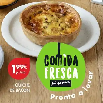 Quiche de bacon pingo doce