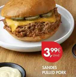 Pingo Doce Sandes pulled pork promoção