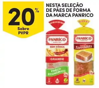 Continente Pães de forma panrico promoção
