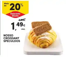 Continente nosso croissant speculoos promoção