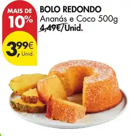 Pingo Doce Bolo redondo promoção