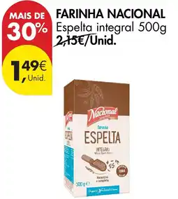 Pingo Doce Farinha nacional espelta integral promoção