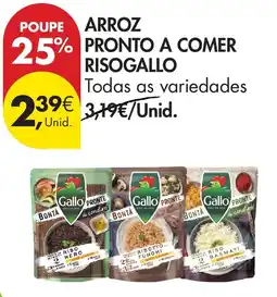 Pingo Doce Arroz pronto a comer risogallo promoção
