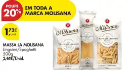 Pingo Doce Massa la molisana linguine/spaghetti promoção