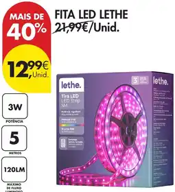 Pingo Doce fita led lethe promoção
