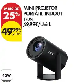 Pingo Doce mini projetor portátil indout promoção
