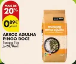 Pingo Doce arroz agulha pingo doce promoção