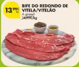Pingo Doce Bife do redondo de vitela/vitelão promoção