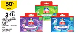 Continente recarga discos sanitários ativos pato lavanda/ marinho/ lima promoção