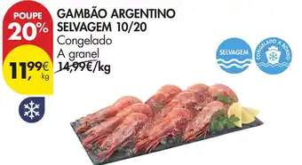 Pingo Doce gambão argentino selvagem promoção
