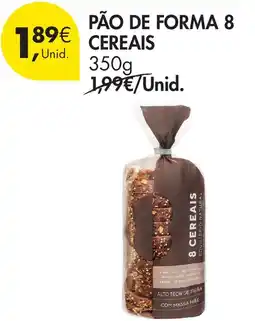 Pingo Doce Pão de forma 8 cereais promoção