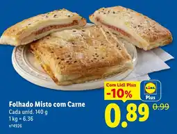 Lidl Folhado Misto com Carne promoção