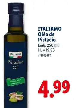 Lidl italiamo oléo de pistácio promoção