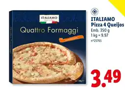 Lidl Italiamo pizza 4 queijos promoção