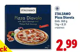 Lidl Itali amo pizza diavola promoção