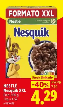 Lidl Nestlé Nesquik XXL promoção