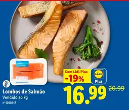 Lidl Lombos de Salmão promoção
