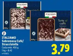 Lidl italiamo sobremesa café/stracciatella promoção