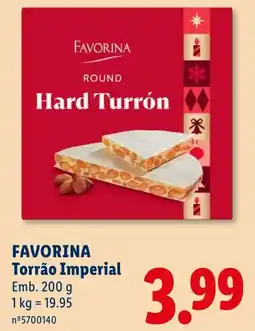Lidl favorina torrão imperial promoção