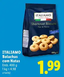 Lidl italiamo bolachas com natas promoção