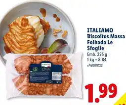 Lidl italiamo biscuitos massa folhada le sfoglie promoção