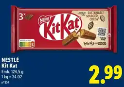 Lidl Nestlé Kit Kat promoção