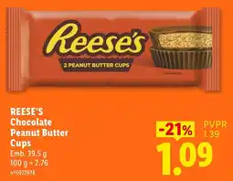 Lidl Reese's chocolate peanut butter cups promoção
