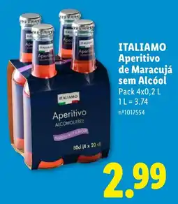 Lidl Italiamo Aperitivo promoção