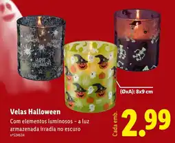 Lidl Velas Halloween promoção