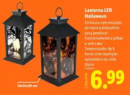Lidl Lanterna LED Halloween promoção
