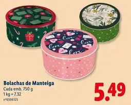 Lidl Bolachas de Manteiga promoção
