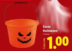 Lidl Cesto halloween promoção
