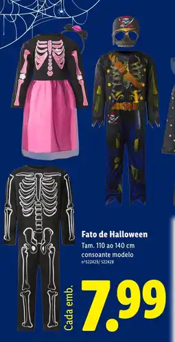 Lidl Fato de halloween promoção