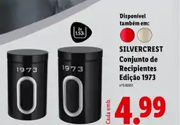 Lidl silvercrest conjunto de recipientes edição 1973 promoção