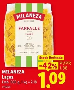 Lidl milaneza laços promoção