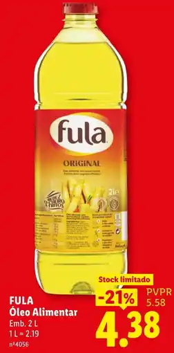 Lidl Fula Óleo Alimentar promoção