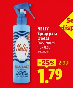 Lidl Nelly spray para ondas promoção