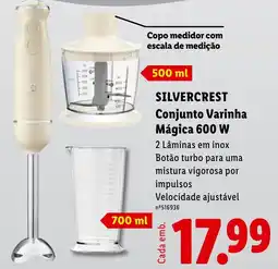 Lidl silvercrest conjunto varinha mágica 600 w promoção